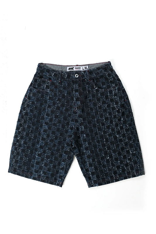 INDIGO PINTCHY DENIM JORTS
