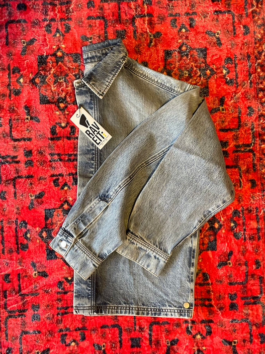 Ice Blue Denim Top