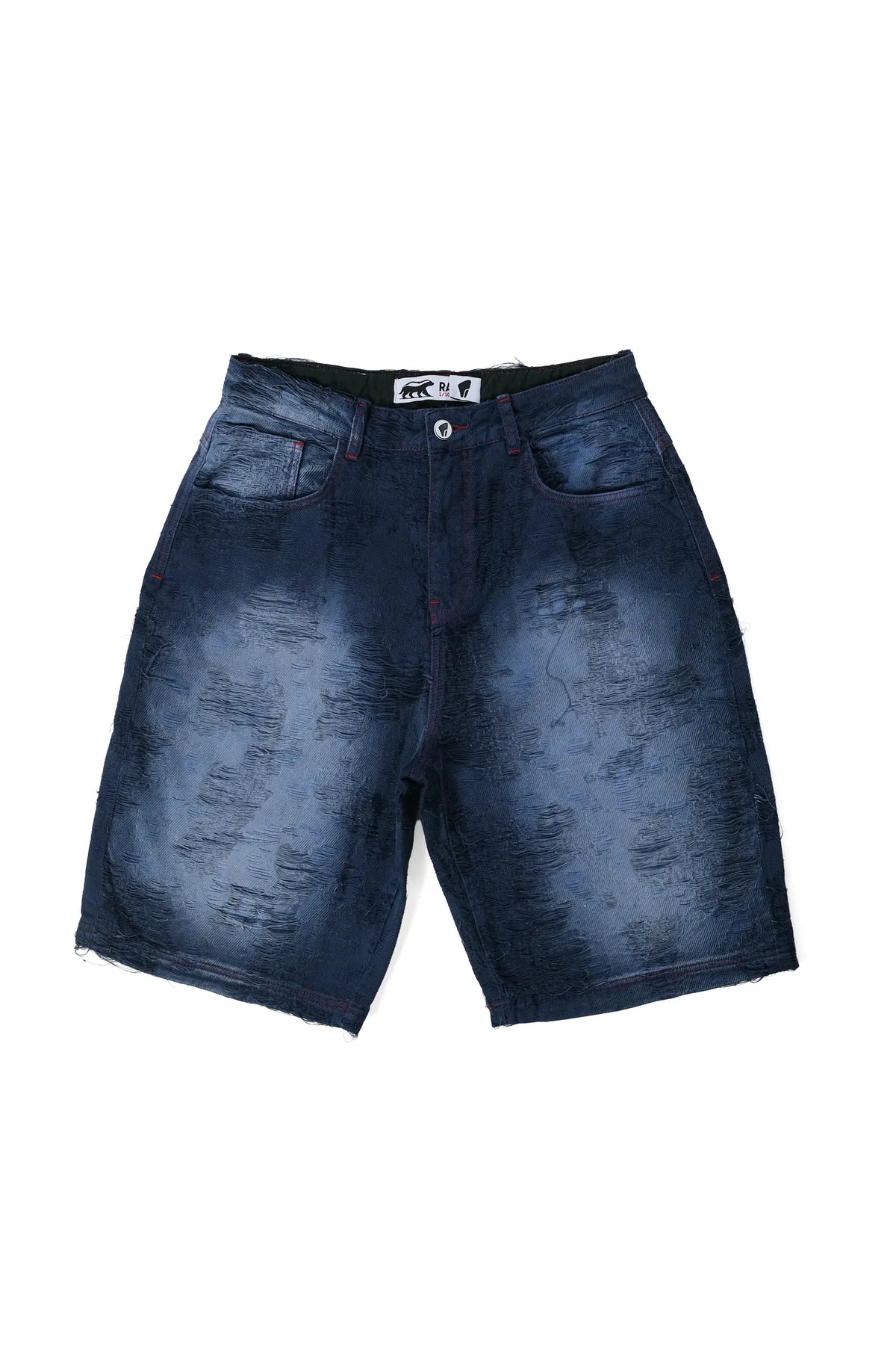 INDIGO WORN NON DENIM JORTS