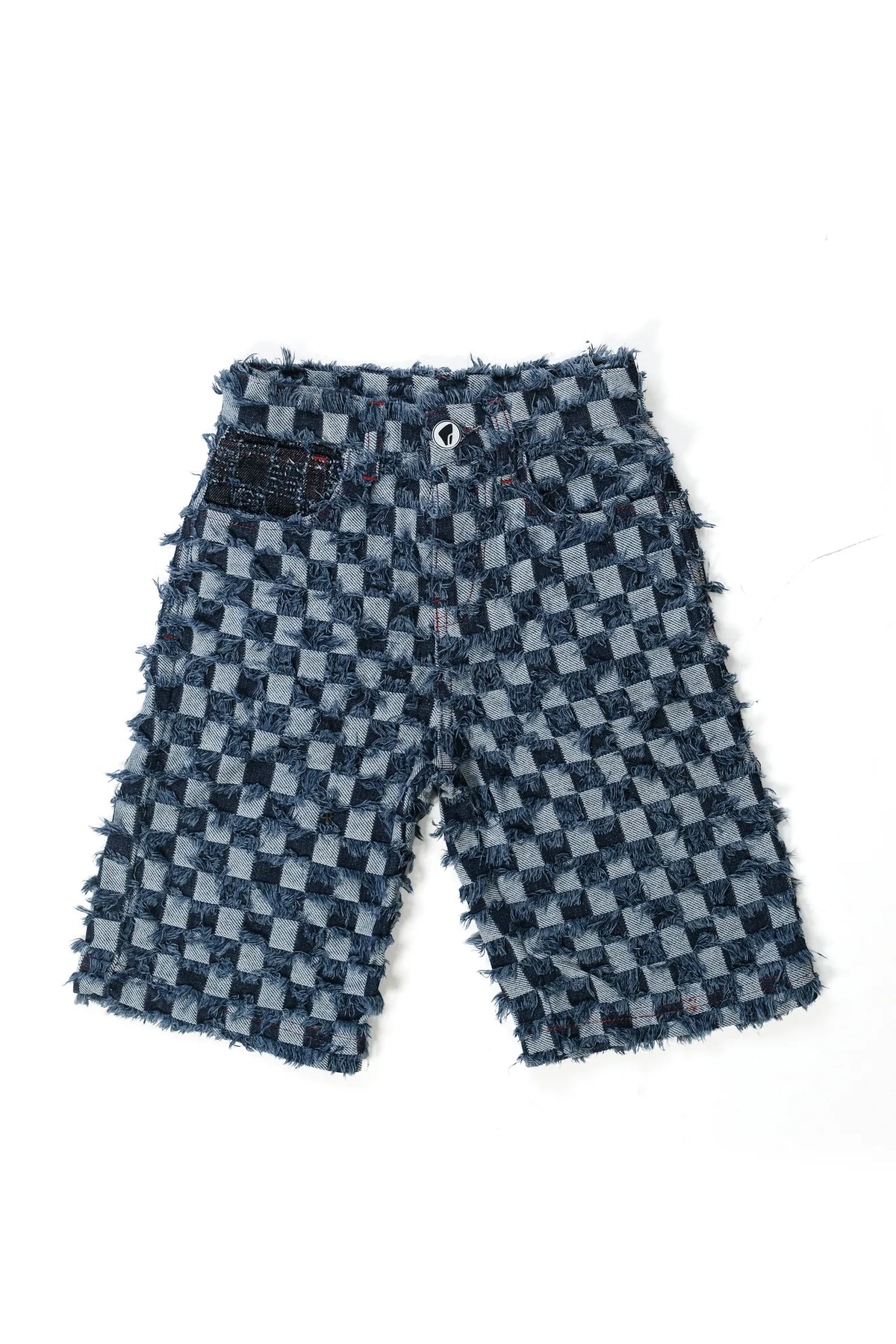 KIDS DARK BLUE PINTCHY DENIM JORTS
