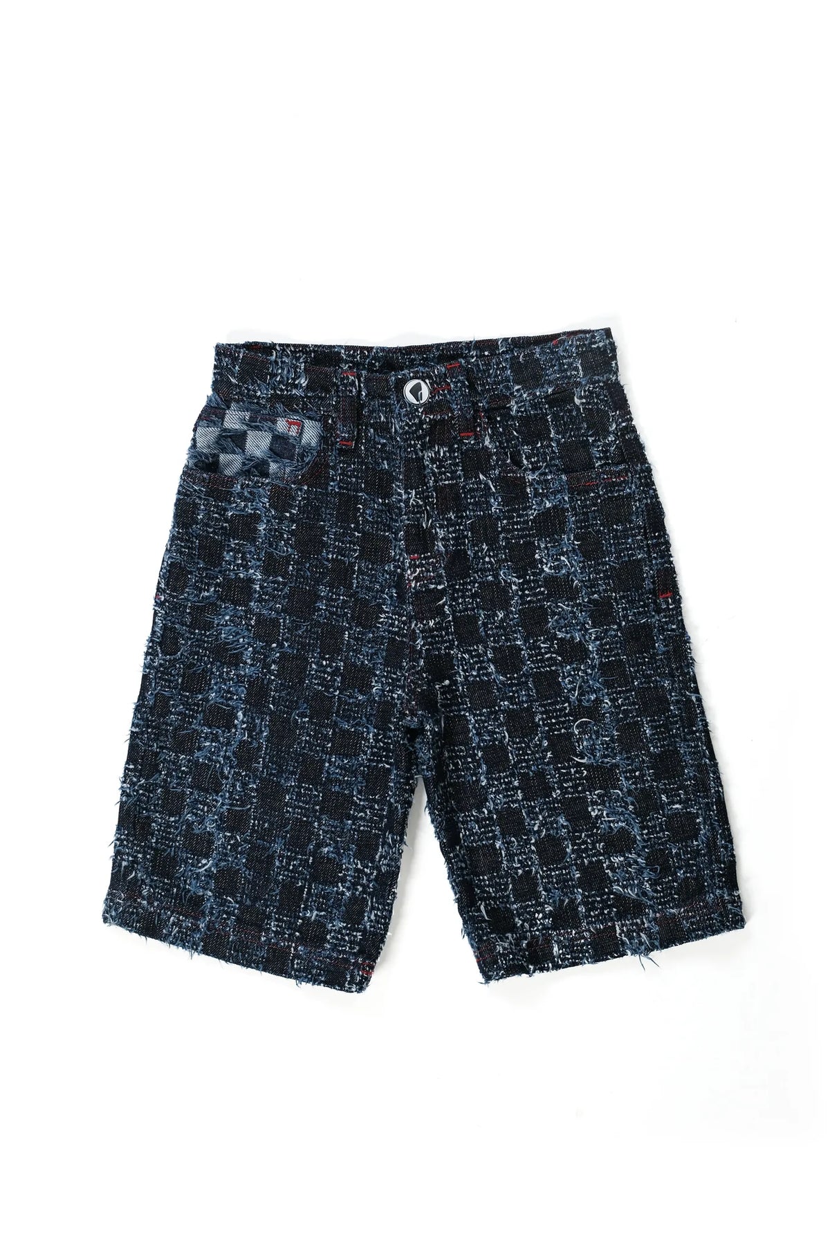 KIDS INDIGO PINTCHY DENIM JORTS