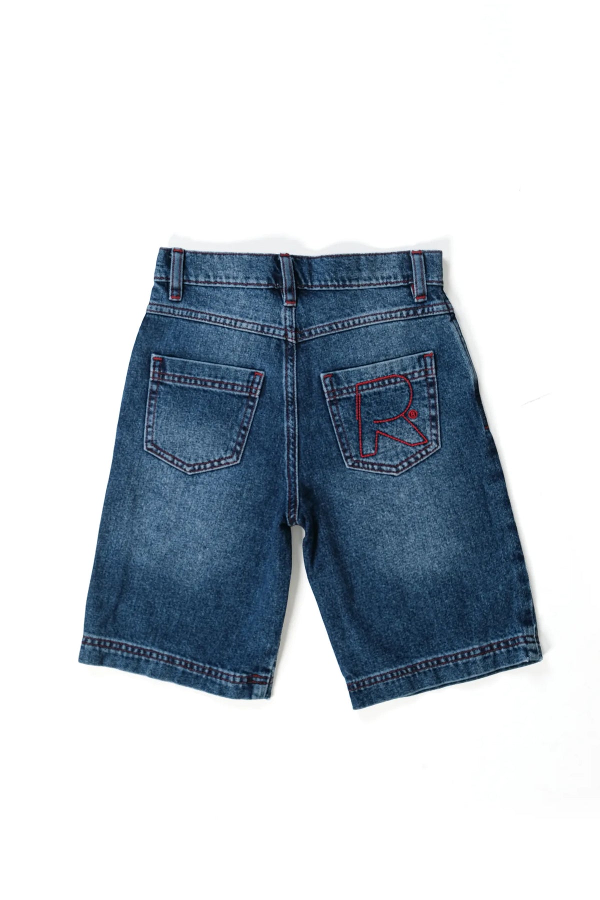 KIDS DARK BLUE DENIM JORTS