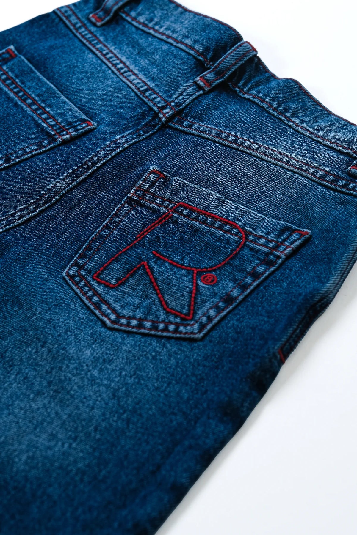 KIDS DARK BLUE DENIM JORTS