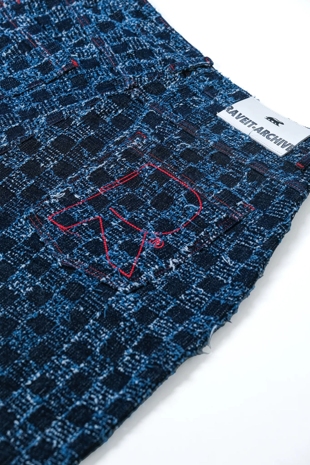 INDIGO PINTCHY DENIM JORTS