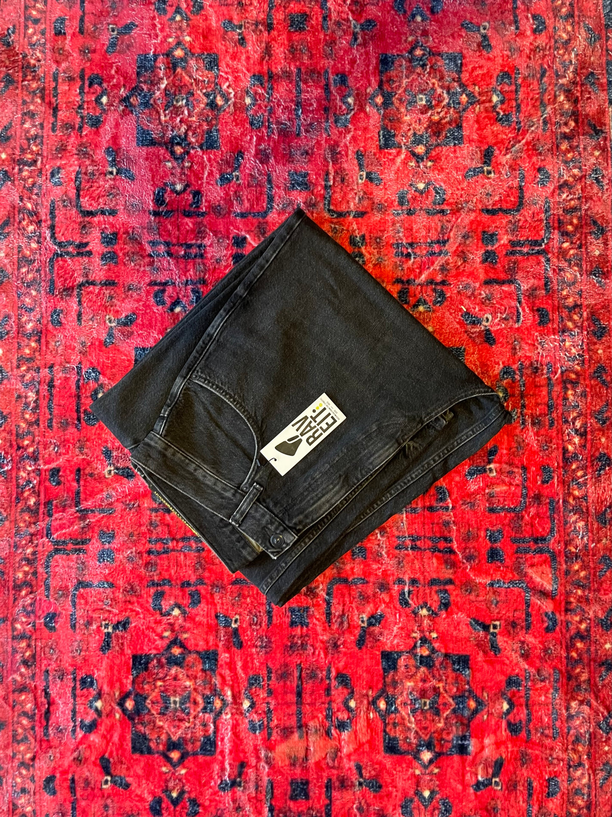 Black OD Brown Baggy Fit Denim Pant