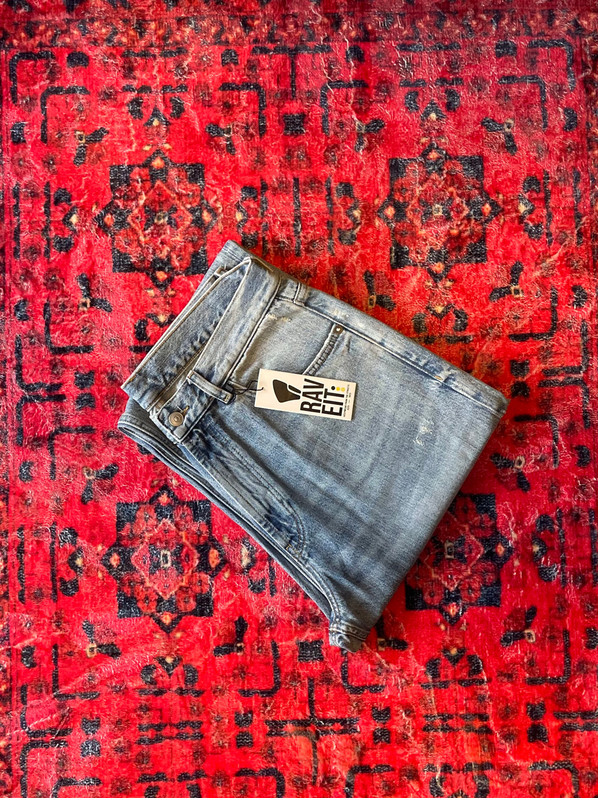Feel Sky Straight Baggy Fit Denim Pant