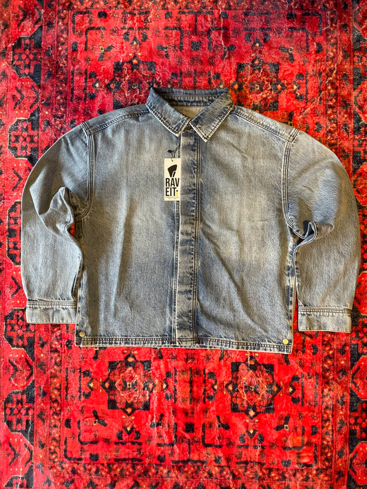 Ice Blue Denim Top