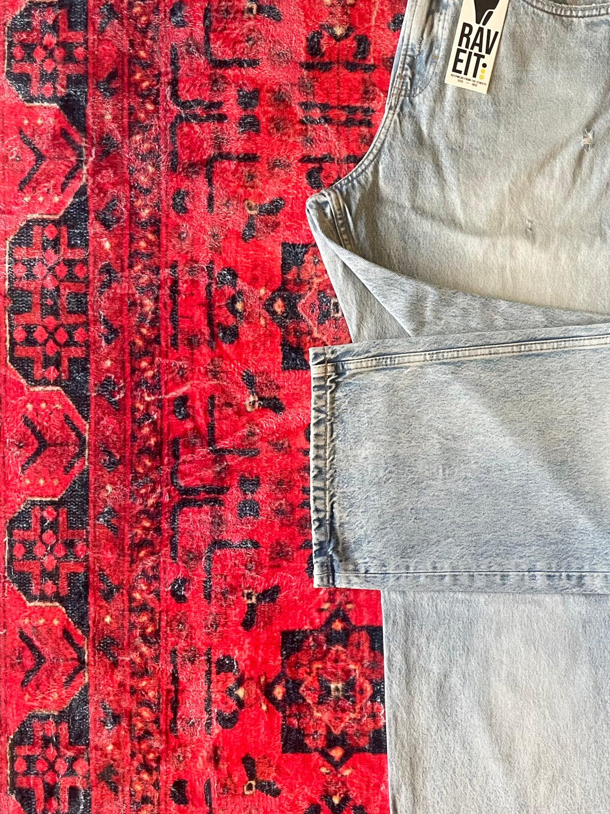 Like Cloud Straight Baggy Denim Pant