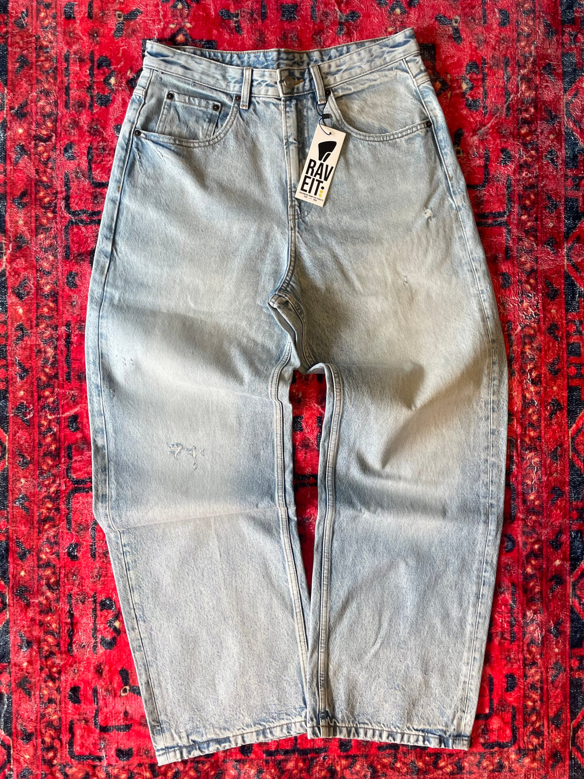 Like Cloud Straight Baggy Denim Pant
