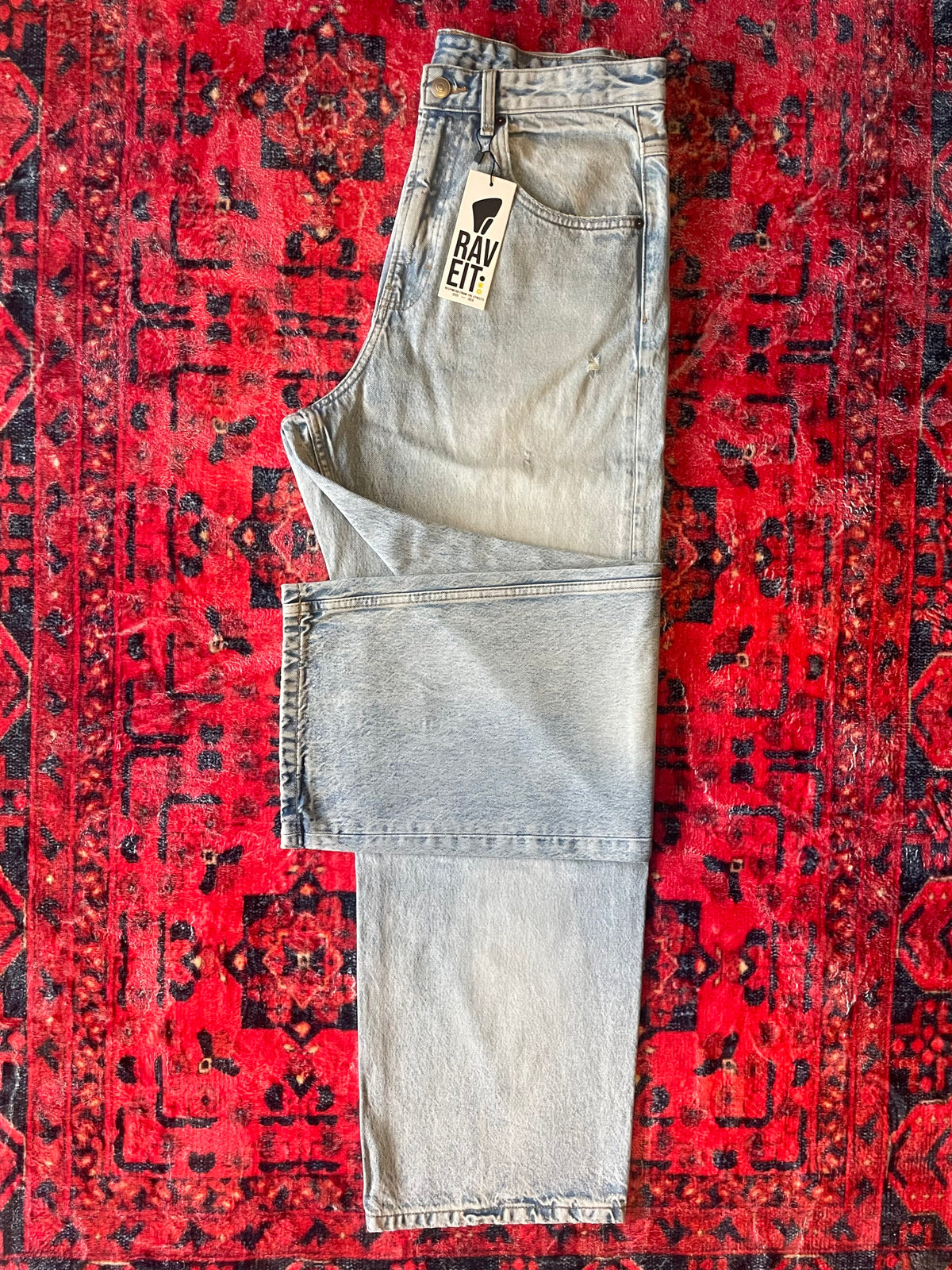 Like Cloud Straight Baggy Denim Pant