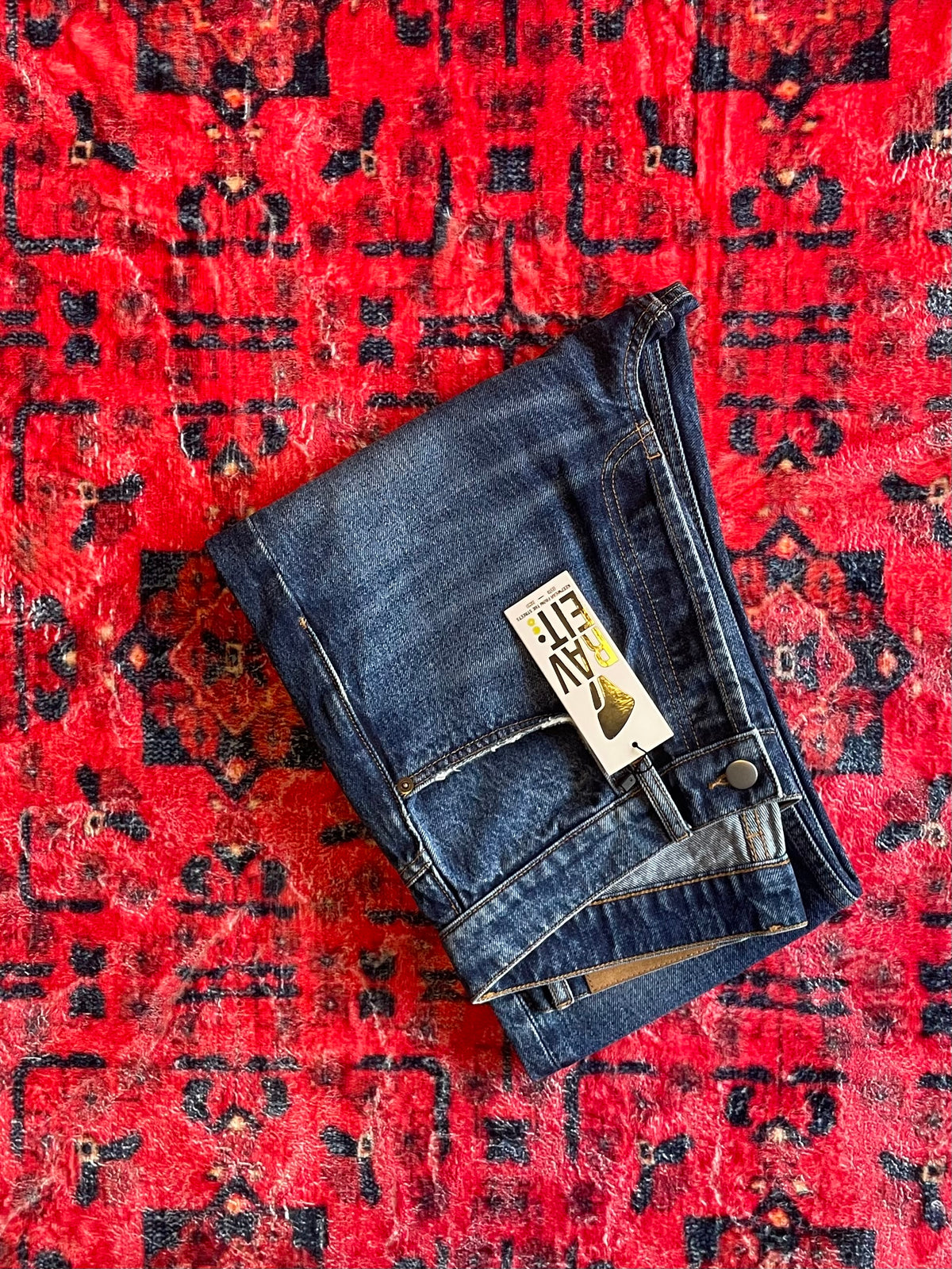Net Blue Regular Fit Denim Pant