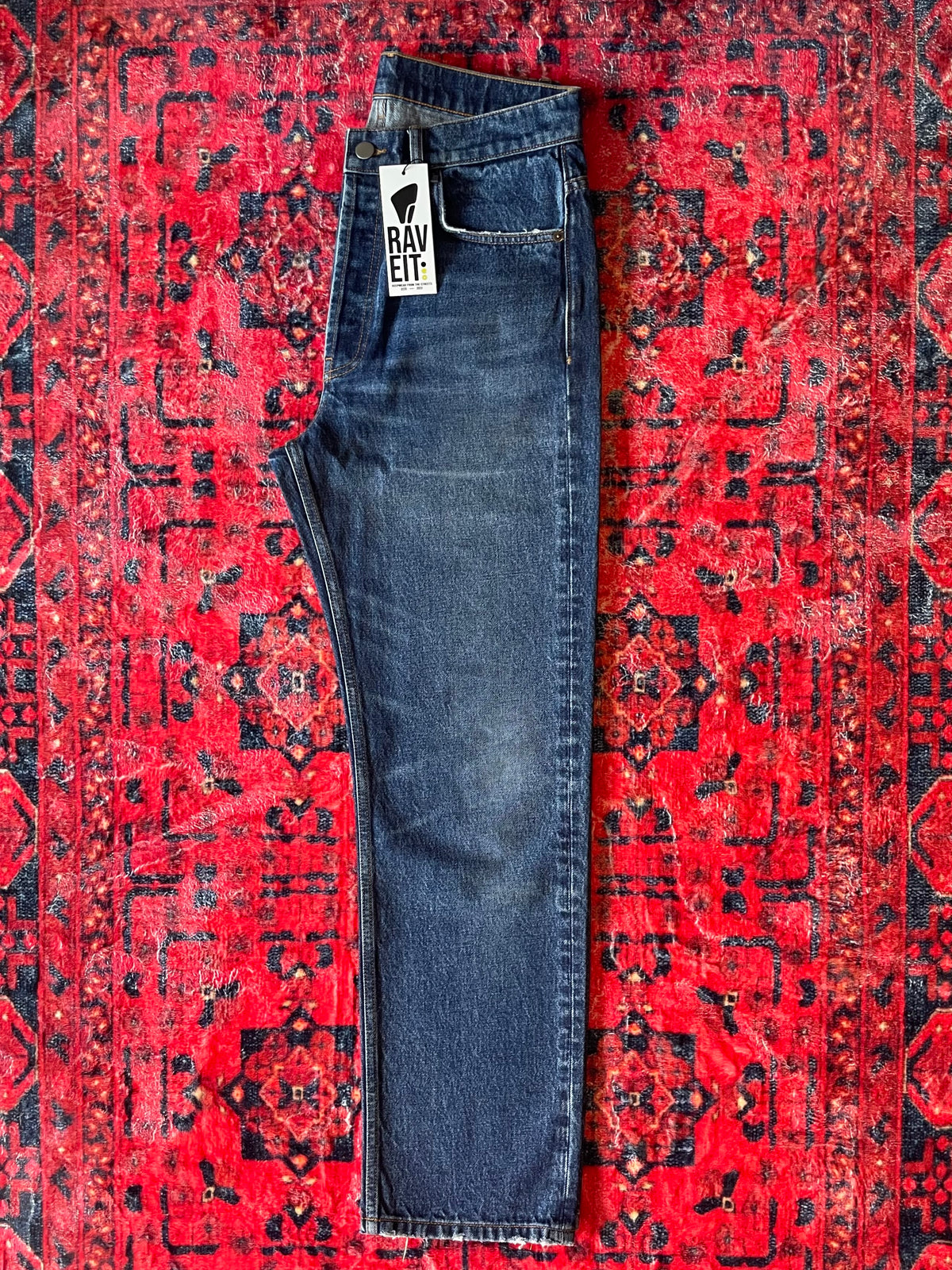Net Blue Regular Fit Denim Pant