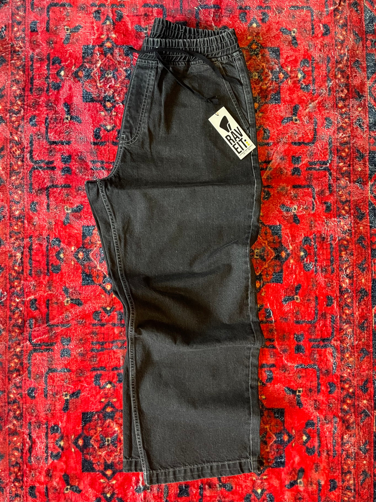 Relaxed Waist Baggy Denim Pant